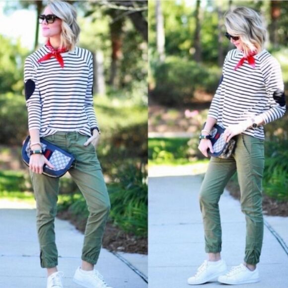 ☔️🔹️Cabi Olive Compass Midrise Traveler Jogger Pants Size Size 4 - Picture 2 of 15